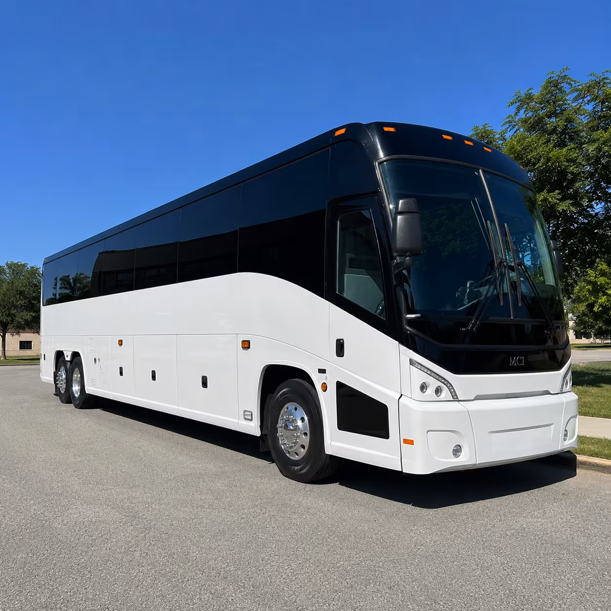 austin charter bus interior