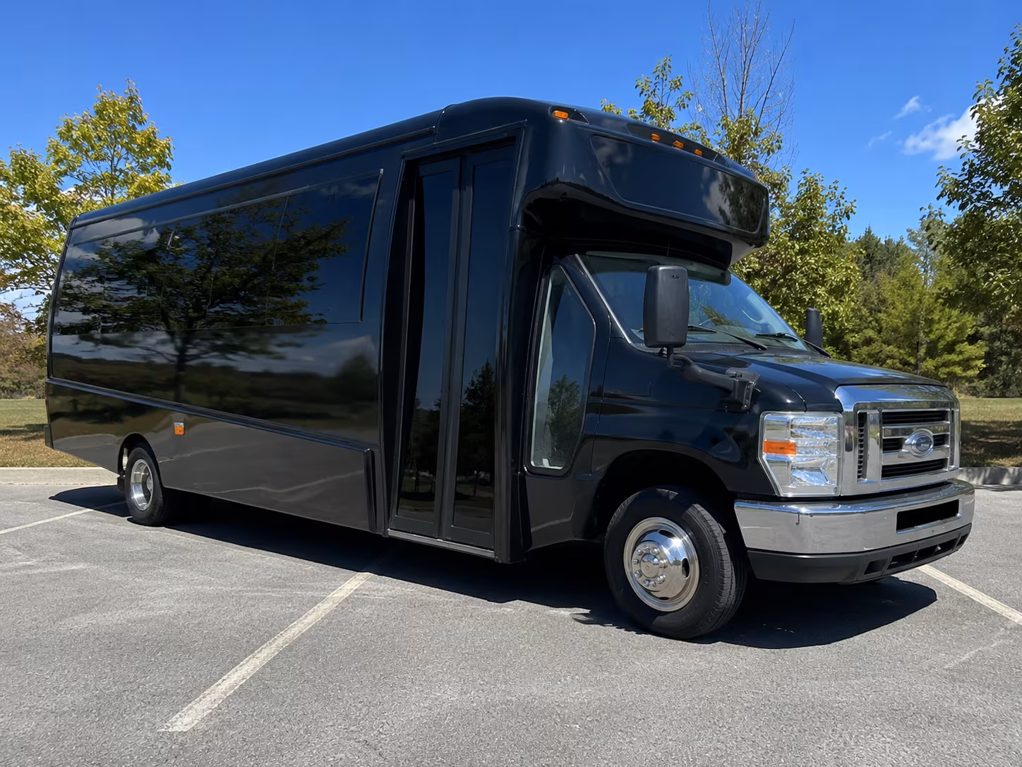 austin religious group transportation onboard seating